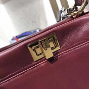 Fendi Peekaboo Red Wine 2000 23cm - 3