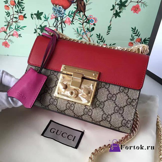 Gucci GG Leather Padlock 2163 20cm - 1