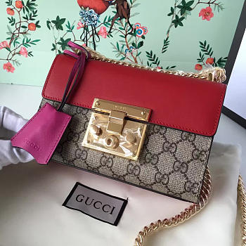 Gucci GG Leather Padlock 2163 20cm