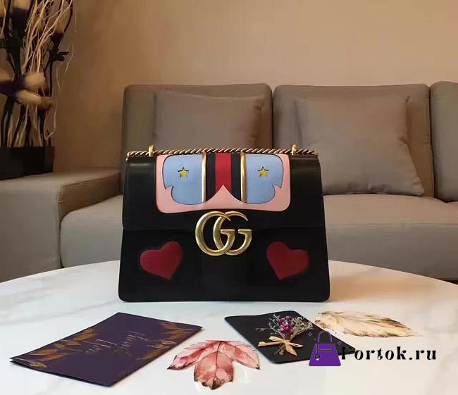 Gucci GG Leather Marmont 2252 - 1