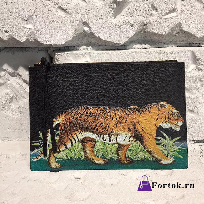 Gucci GG Leather Clutch Bag 012 29.5cm - 1