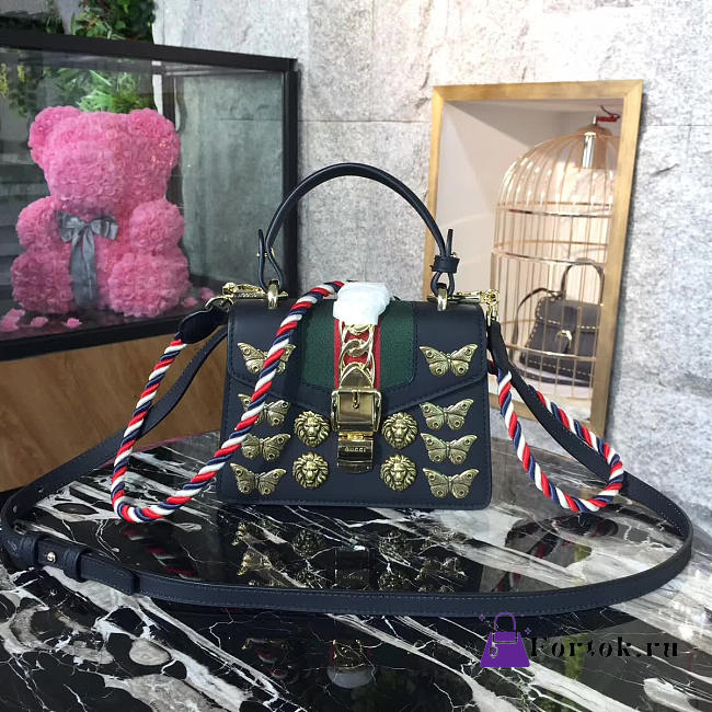 Gucci Sylvie Leather Bag 2585 31cm - 1