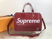 Louis Vuitton Supreme Handbag Red M40432 3012 - 1