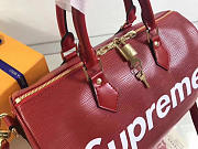 Louis Vuitton Supreme Handbag Red M40432 3012 - 2