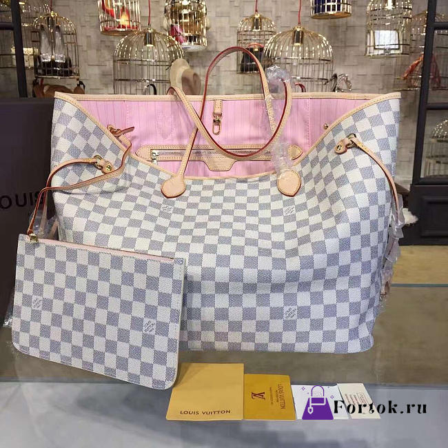 Louis Vuitton Neverfull GM ROSE BALLERINE 3128 40cm  - 1