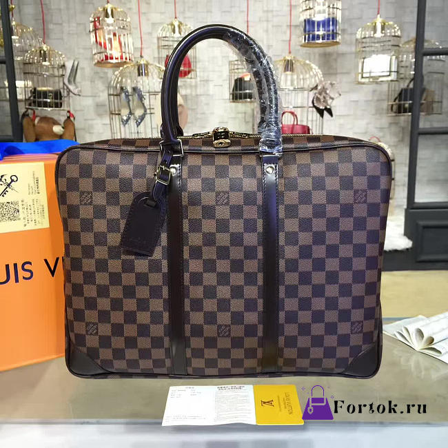 Louis Vuitton VOYAGE Damier Ebène Canvas 3185 - 1