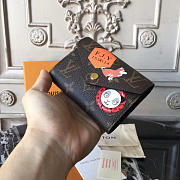 Louis Vuitton Victorine Wallet WORLD TOUR 3196  - 5