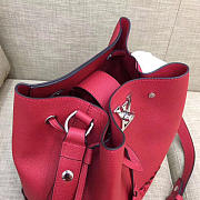 Louis Vuitton LOCKME BUCKET red 3356 - 5