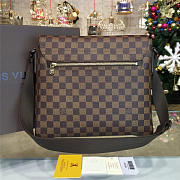 LOUIS VUITTON Damier Ebene District MM 30cm - 4