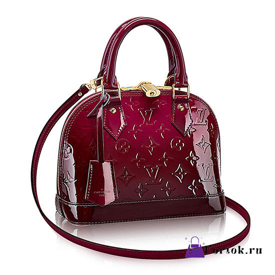Louis Vuitton Alma BB Monogram Vernis Leather M90322 24cm - 1
