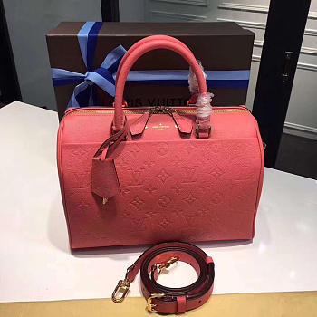 LOUIS VUITTON SPEEDY Rose poudre 3810 30cm