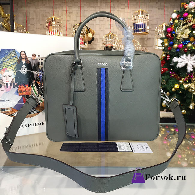 Prada Leather Briefcase 4211 - 1