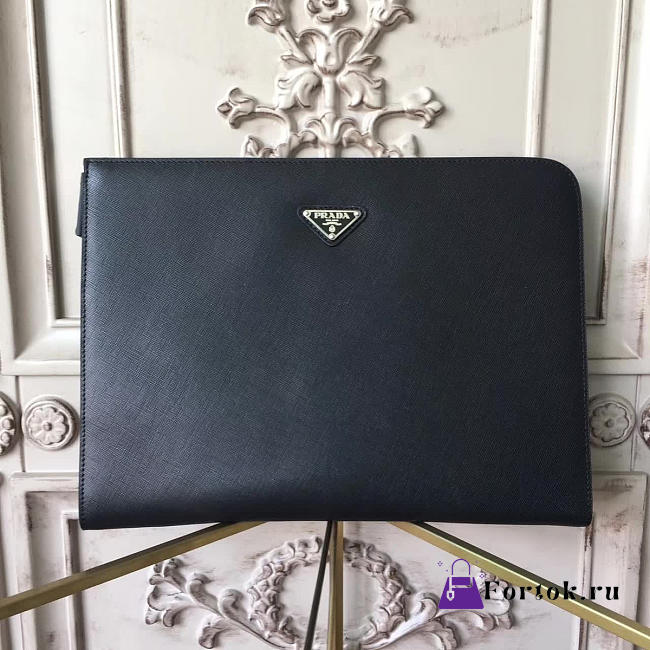 Prada Leather Clutch Bag 4277 33cm - 1