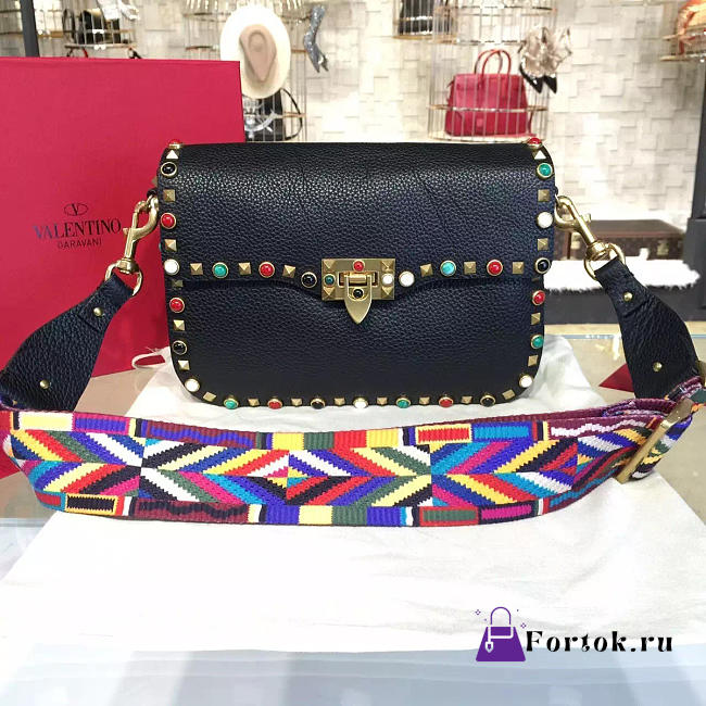 Valentino GUITAR ROCKSTUD ROLLING CROSS BODY BAG 4601 - 1