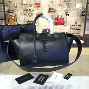 YSL DOWNTOWN Small CABAS Full Black 30cm  - 1