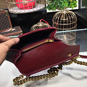 YSL MONOGRAM COLLEGE Red Wine 24cm - 2