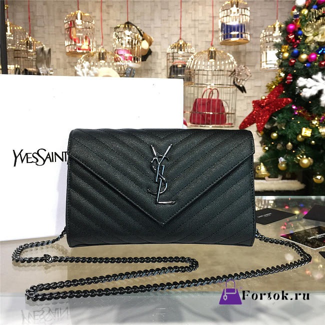 YSL MONOGRAM COLLEGE Calfskin 4789 22cm  - 1