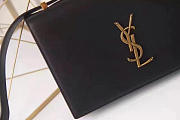 YSL Monogram Small Dylan Shoulder Bag Black 24cm  - 5