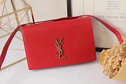 YSL Monogram Small Dylan Shoulder Bag Red 4859 24cm  - 2