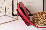 YSL Monogram Small Dylan Shoulder Bag Red 4859 24cm  - 3