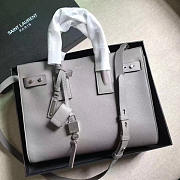 YSL Classic Sac-De-Jour Silver 4871 32cm  - 6