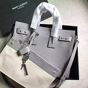 YSL Classic Sac-De-Jour Silver 4871 32cm  - 5