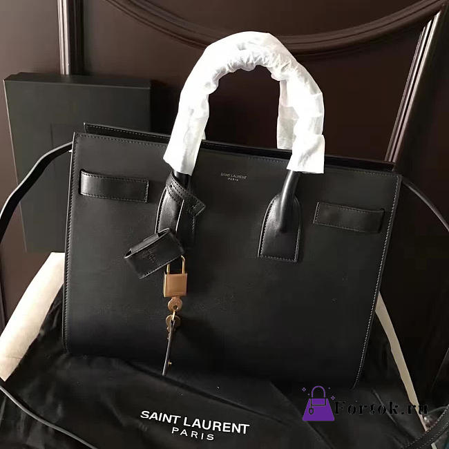YSL Classic Sac-De-Jour Black 4873 32cm  - 1
