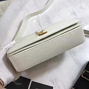 YSL CLASSIC Large UNIVERSITÉ White 25cm  - 3