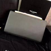 YSL MONOGRAM KATE Tassel Smooth Leather Gray 4984 24cm  - 3
