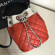 Chanel Small Drawstring Bucket Bag in Red A93730 21cm - 4