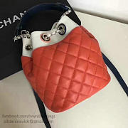 Chanel Small Drawstring Bucket Bag in Red A93730 21cm - 6