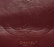 CHANEL Large Classic Handbag Grained Calfskin Gold Black 30cm - 6