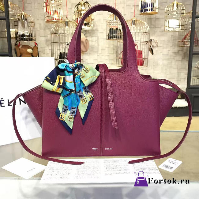 Celine Leather Tri-fold Z936 37cm - 1