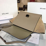 Celine Trapeze Leather Handbag Z941 30cm  - 4