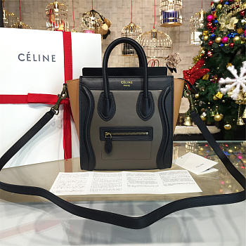 Celine Leather Nano Luggage Z971 20cm 