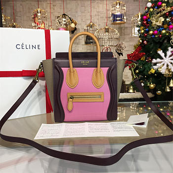 Celine Leather Nano Luggage Z974 20cm 