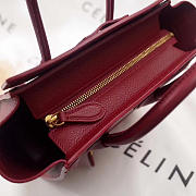 Celine Leather Nano Luggage  Z996 20cm - 2