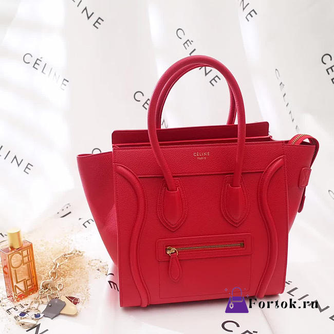 Celine Leather Micro Luggage 26cm  - 1