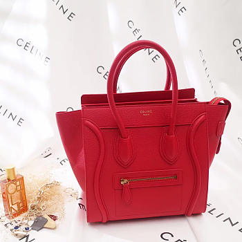 Celine Leather Micro Luggage 26cm 