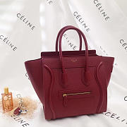 Celine Leather Micro Luggage Z1045 26cm  - 1