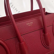 Celine Leather Micro Luggage Z1045 26cm  - 5