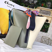 Celine Leather Twisted Cabas Z1225 37cm  - 1