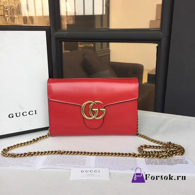 Gucci GG Leather Marmont 2182 20cm - 1