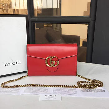 Gucci GG Leather Marmont 2182 20cm