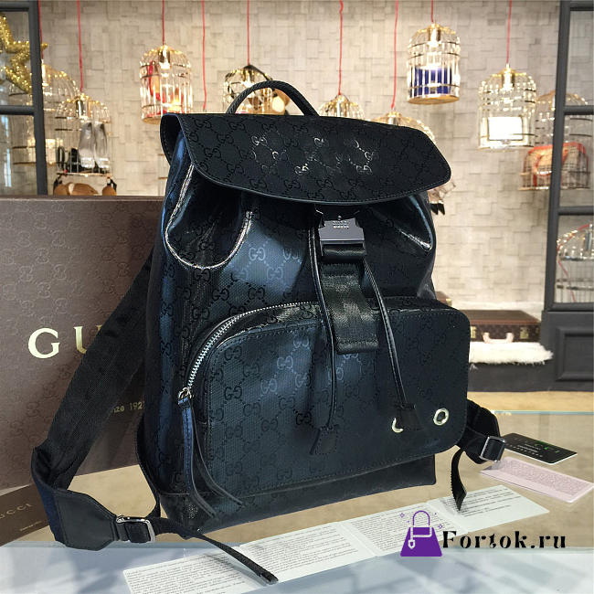 Gucci GG Leather Backpack 010 26.5cm  - 1