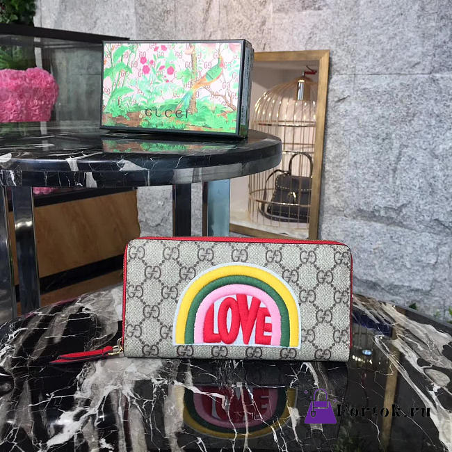 Gucci GG Leather Wallet 2505 19cm - 1