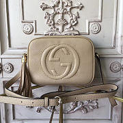 Gucci Soho Disco Leather Bag Beige Z2605 21cm - 1