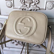 Gucci Soho Disco Leather Bag Beige Z2605 21cm - 5