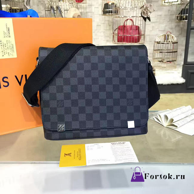 Louis Vuitton Damier Graphite District 3414 - 1