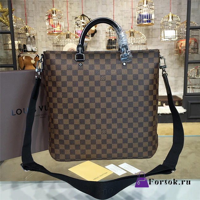 LOUIS VUITTON DAMIER EBENE JAKE Damier Ebene 36cm - 1
